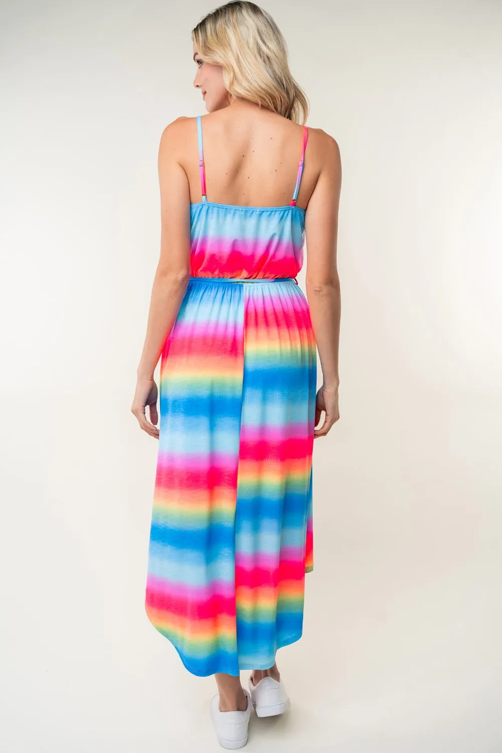 Striped Ombre Cami Dress