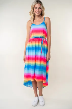 Striped Ombre Cami Dress