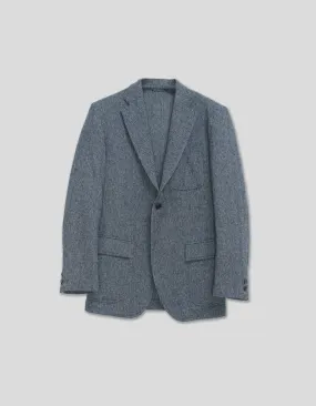 Summer Tweed Sport Coat Grey Herringbone