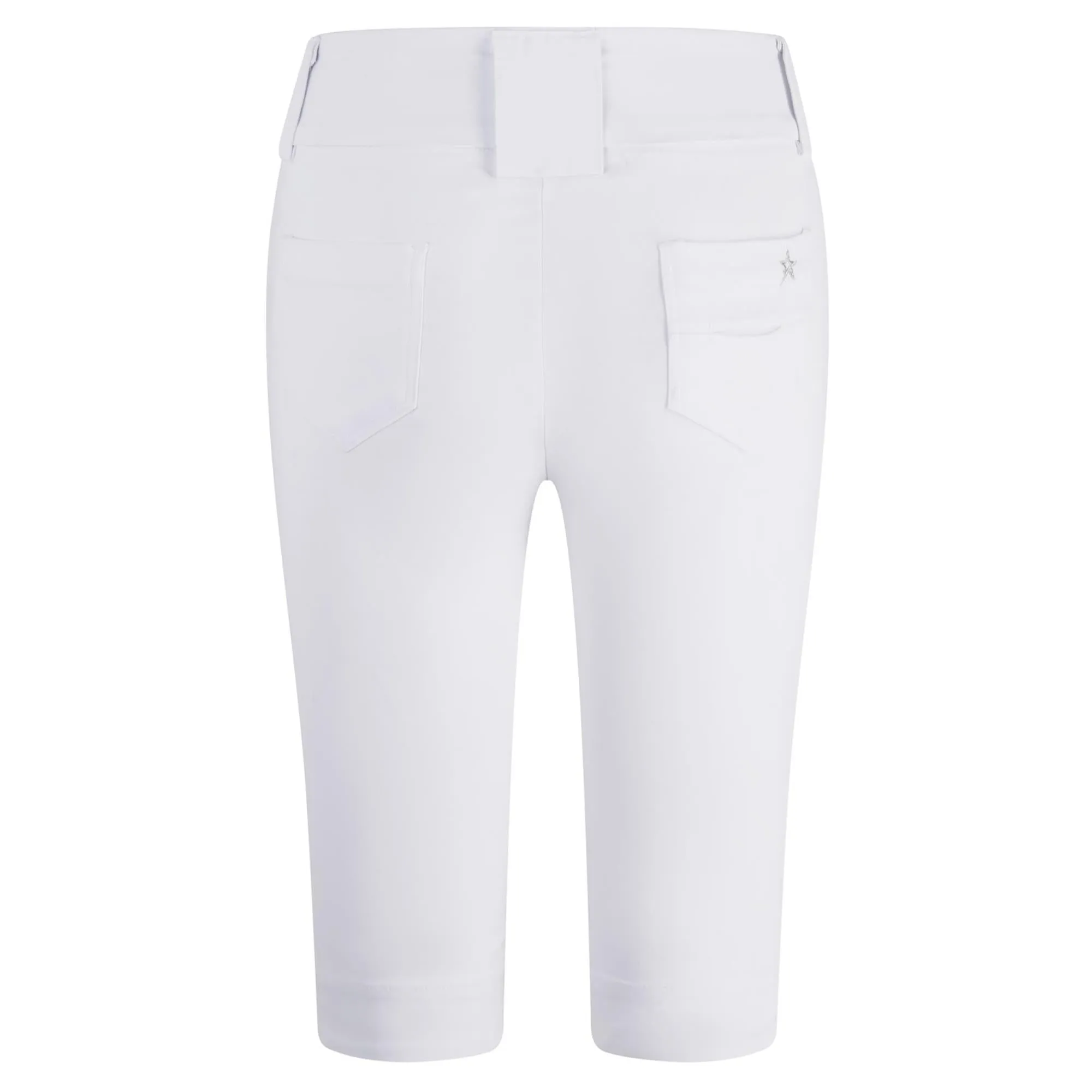 Swing Out Sister White Core Pull On Ladies Golf Bermuda Shorts