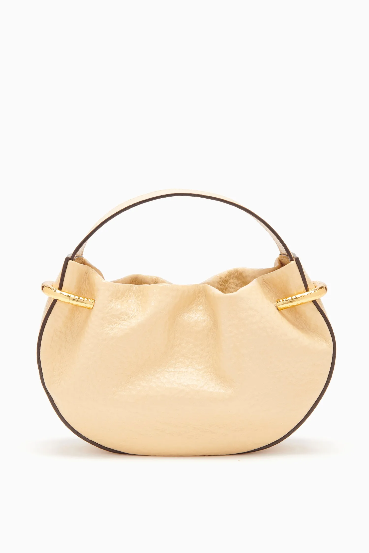 Tilda Ruched Mini Bag in Wheat color