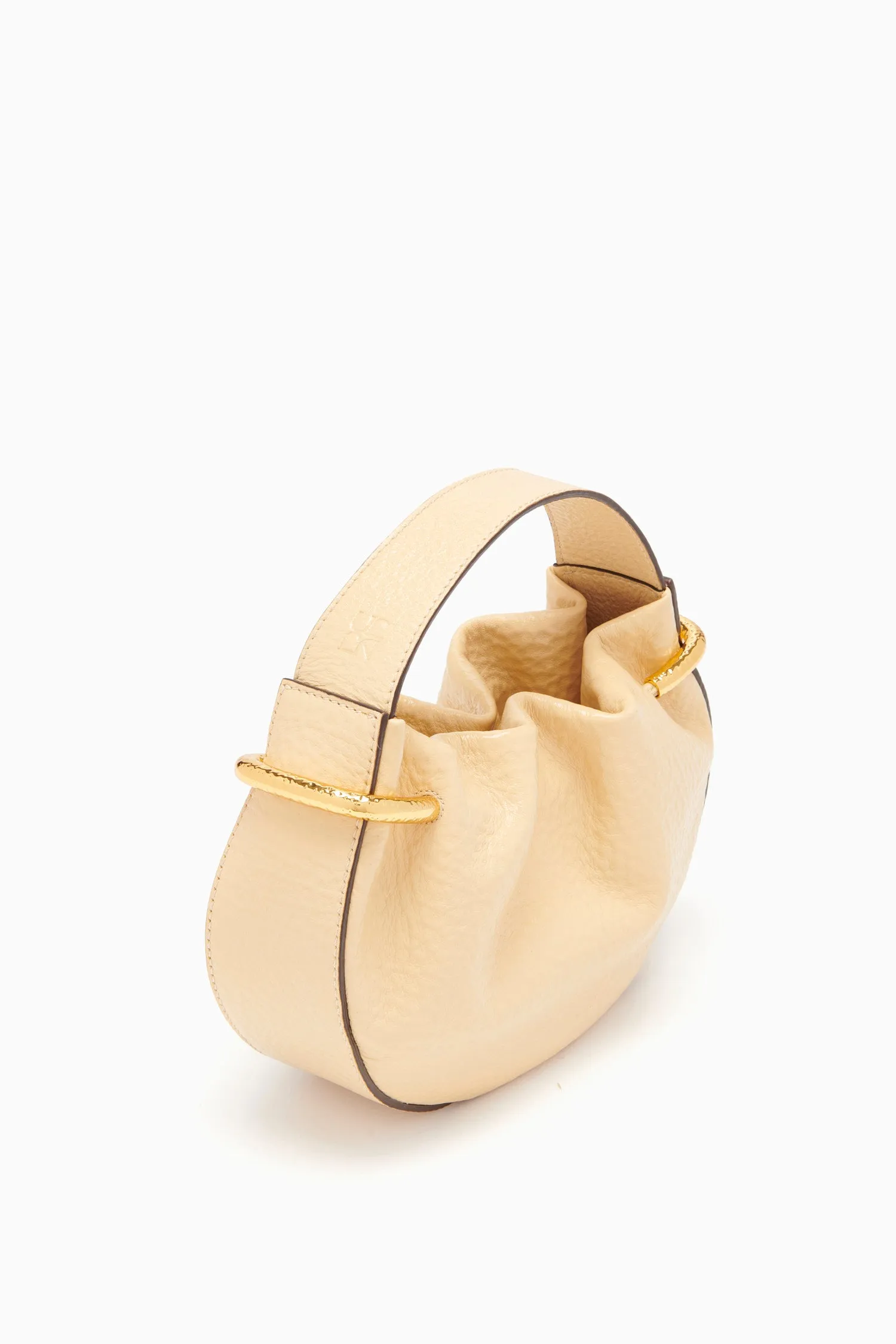 Tilda Ruched Mini Bag in Wheat color