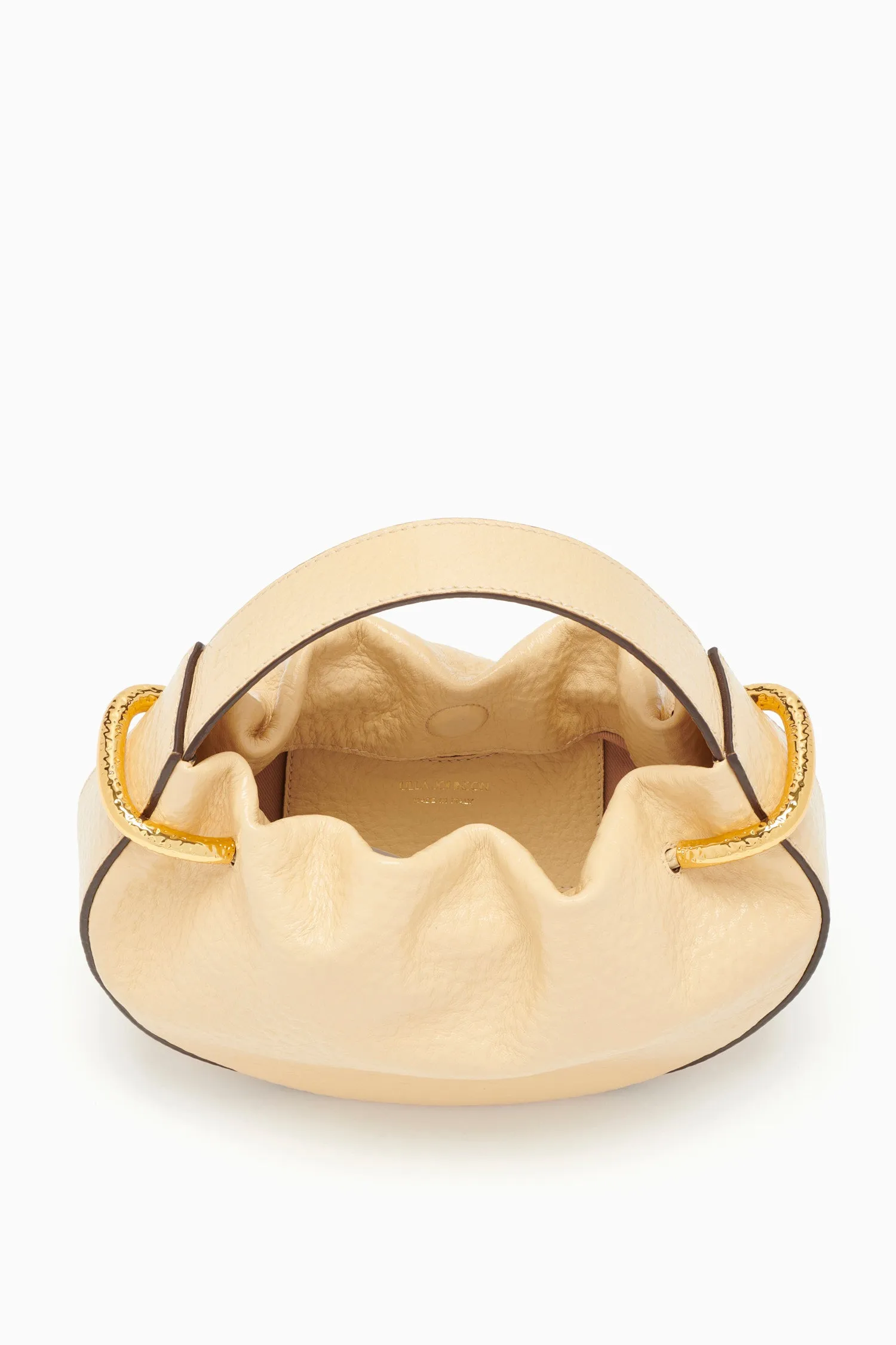 Tilda Ruched Mini Bag in Wheat color