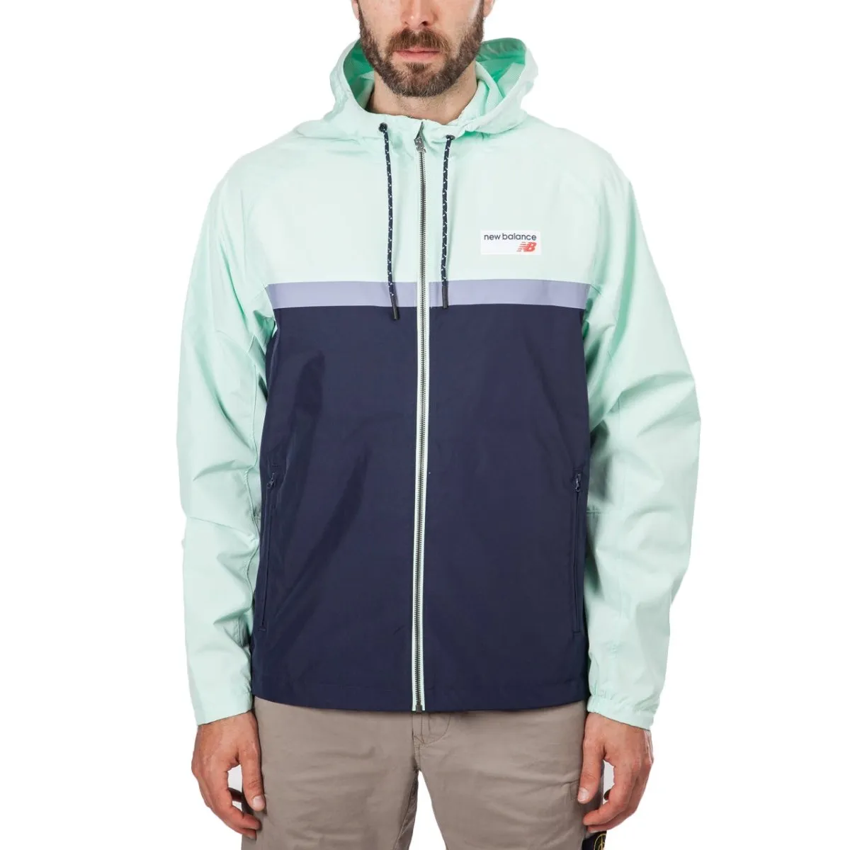 Turquoise New Balance MJ 73557 SEF Athletics 78 Jacket