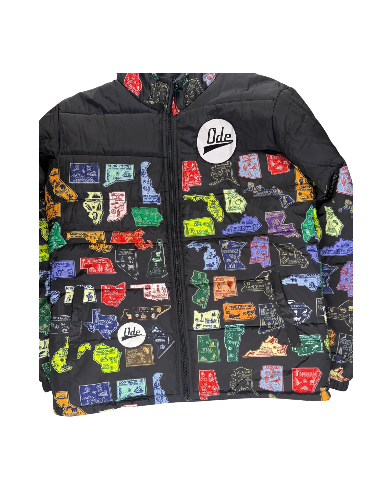 USA Puffer Jacket - 50 States Ode