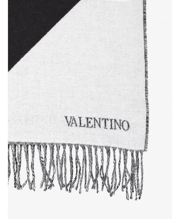 Valentino Black Strhype Scarf Women