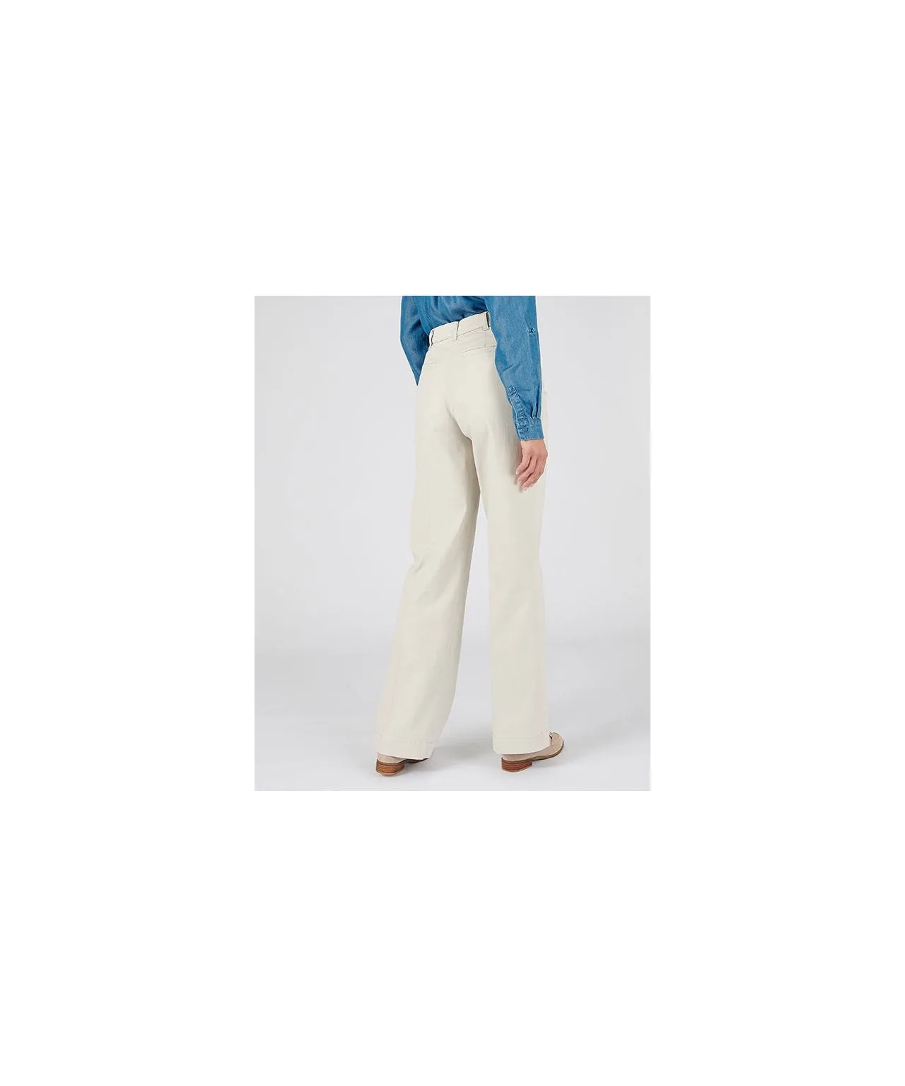 Wide-leg Cotton Stretch Trousers Variety