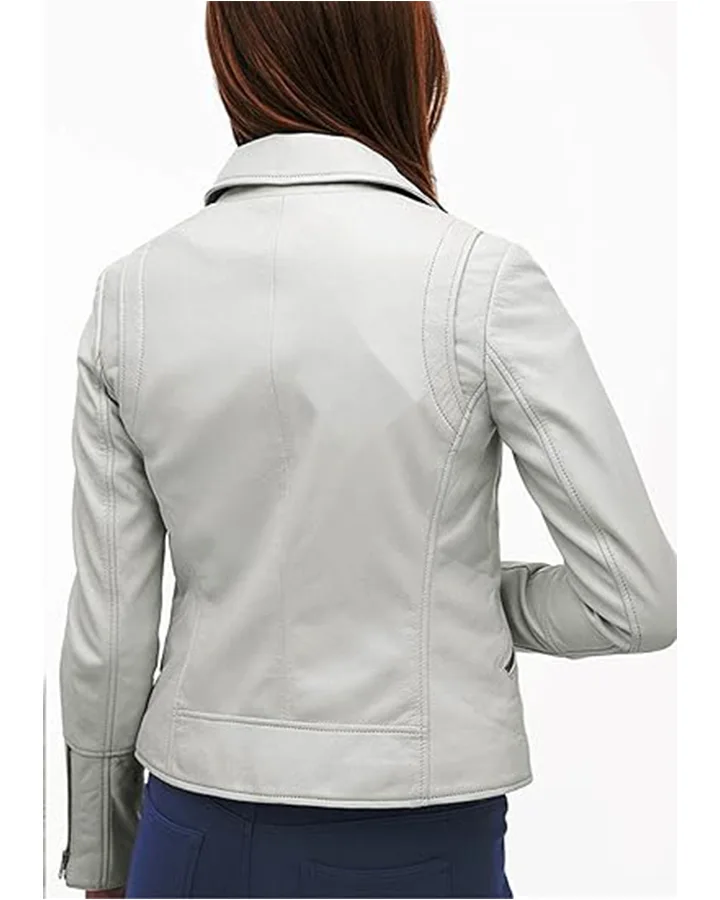 William Jacket | Womens Soft Lambskin Biker Jacket