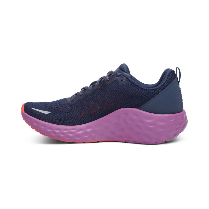 Women's Aetrex Danika Arch Support Sneaker Navy Coral