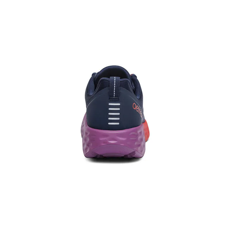 Women's Aetrex Danika Arch Support Sneaker Navy Coral