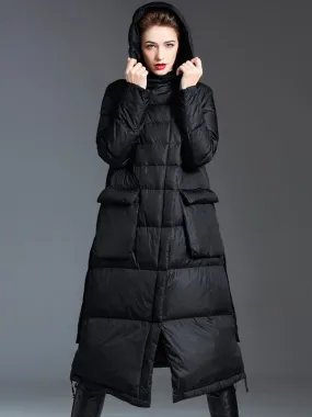 Women's Casual Duck Down Winter Coat - Warm Outerwear 2024