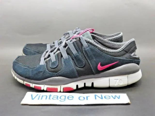 Women's Nike Free Trainer IV Black Grey Pink Training Shoes 2009 Size 7.5