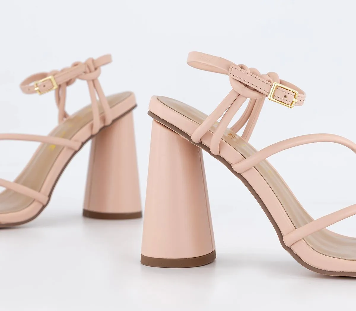 Women's Nude High Heel Sandals for Office