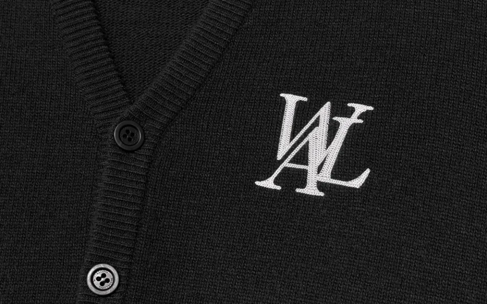 WOOALONG Casual Style Unisex Street Style Logo Cardigans