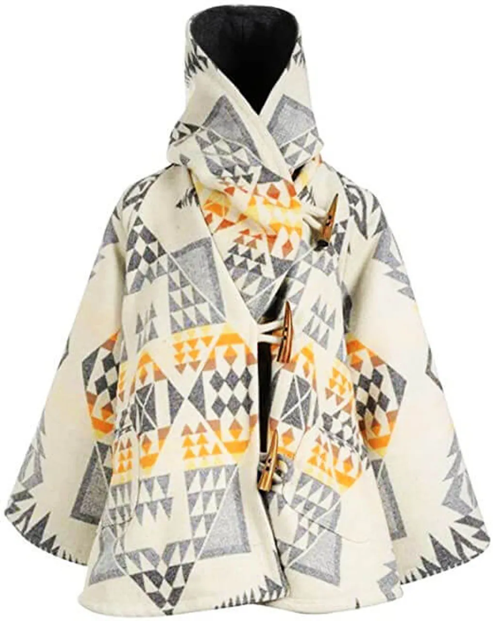 Yellowstone Kelly Reilly White Poncho Coat - Product Title