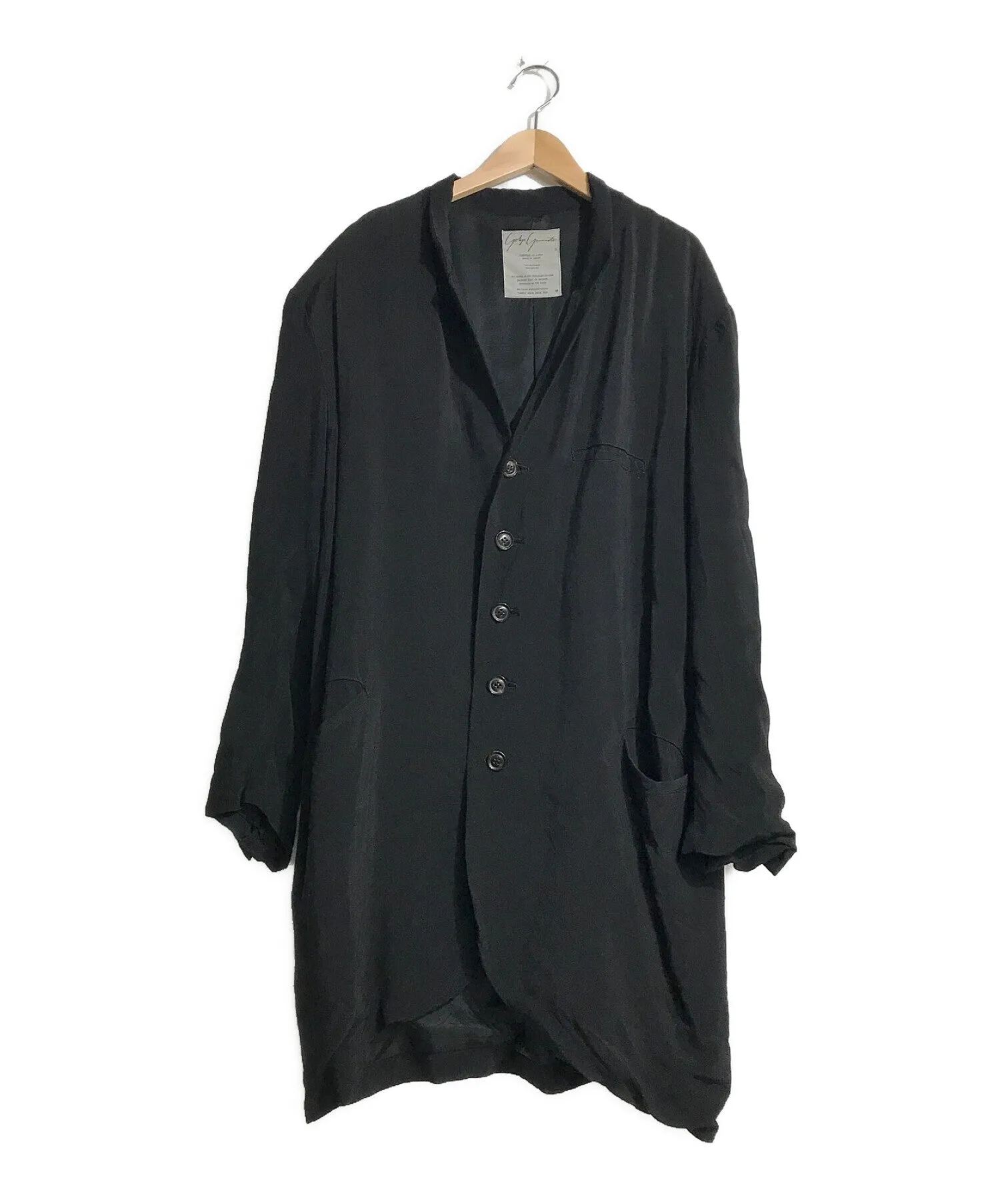 YOHJI YAMAMOTO Pre-owned Rayon Coat